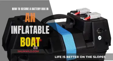 Securing Battery Boxes: Inflatable Boats