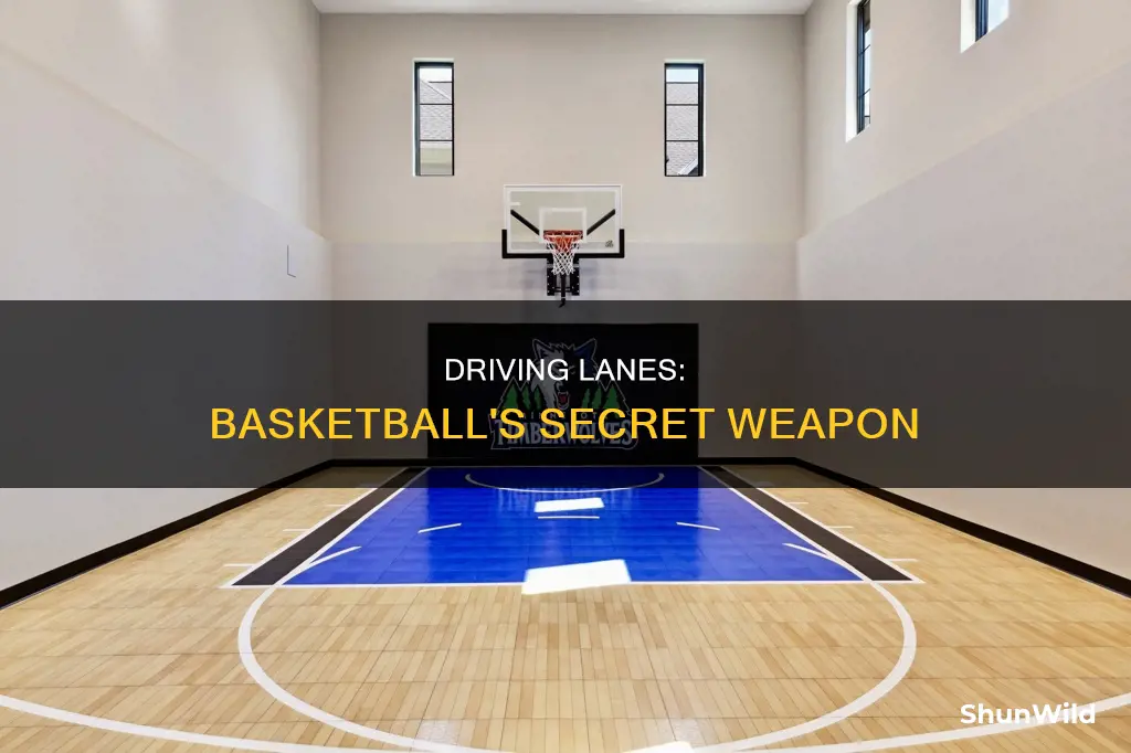 how to see lanes for drives in basketball
