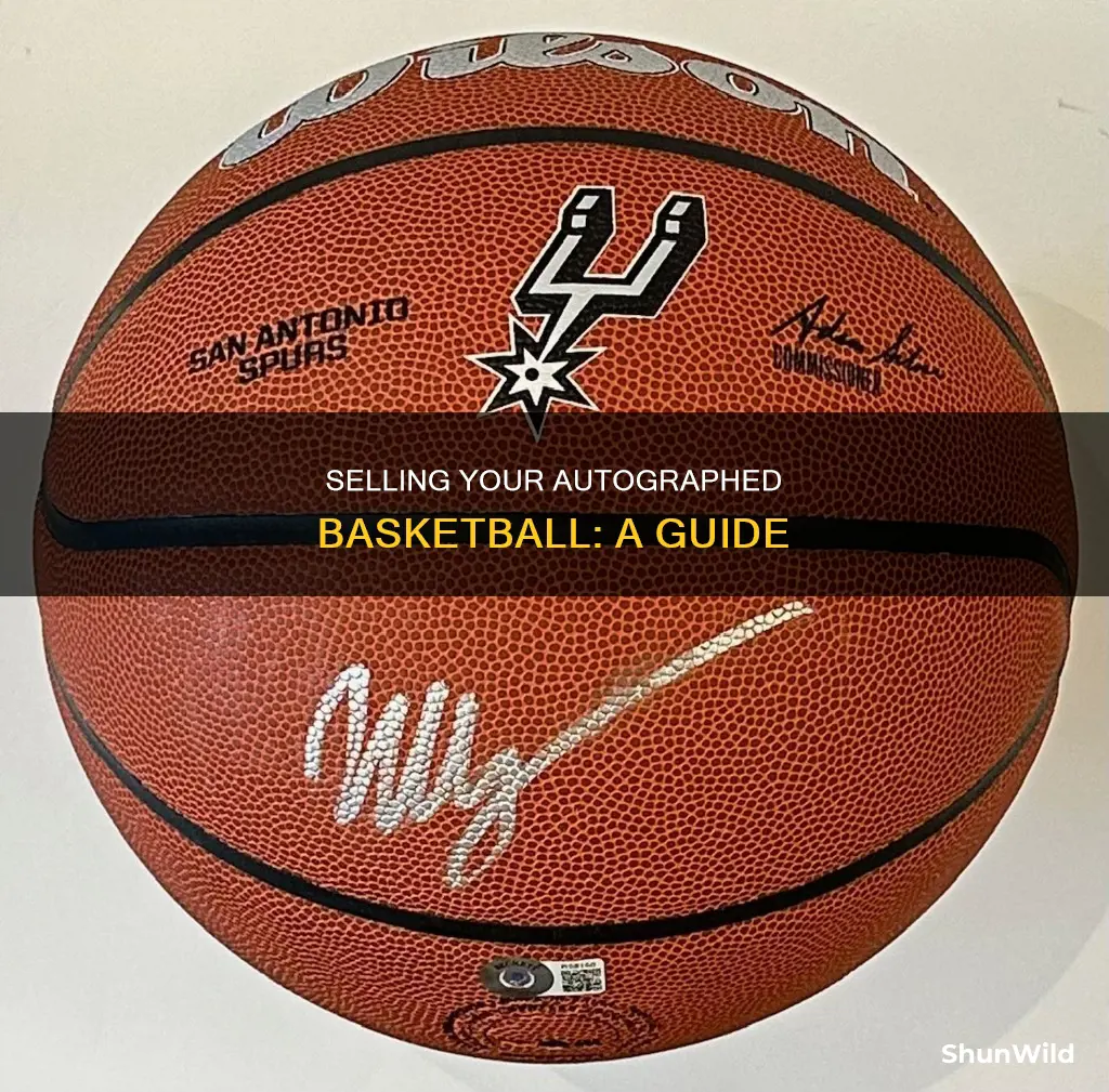 how to sell an autographed basketball