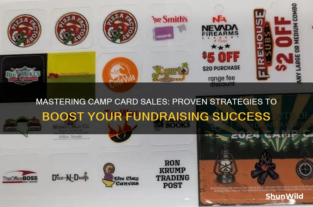 how to sell camp cards