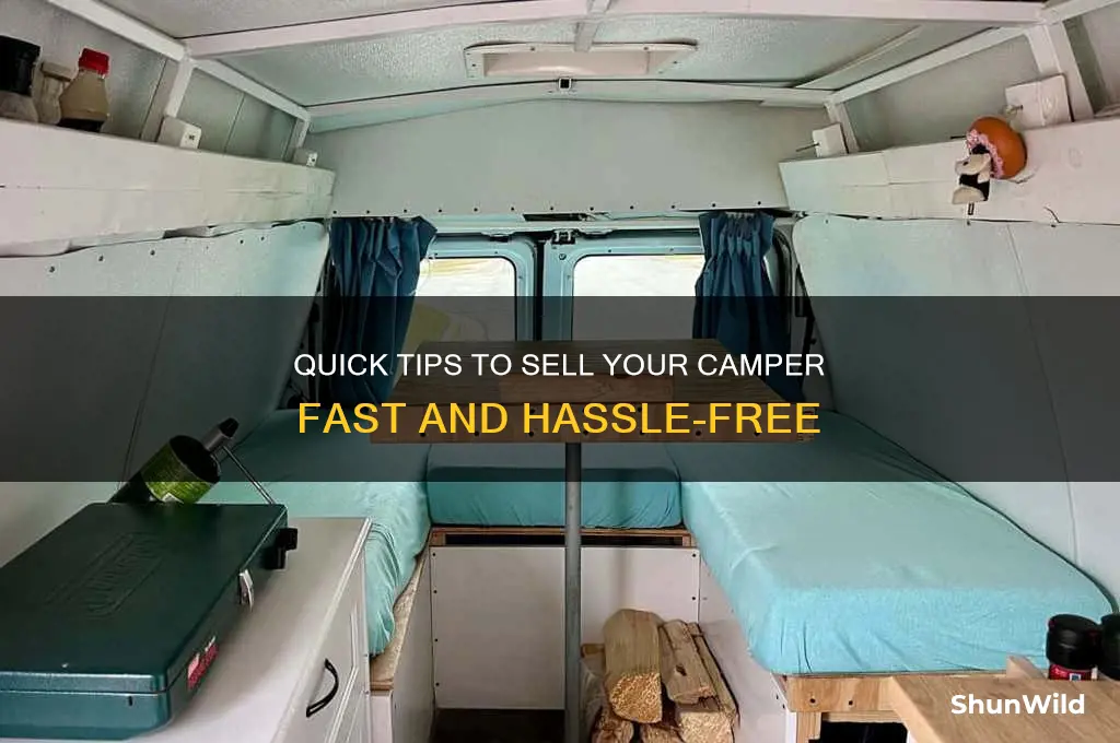 how to sell camper fast