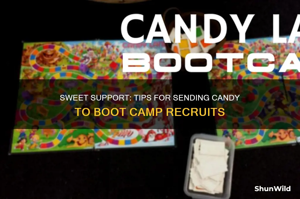 how to send candy to boot camp