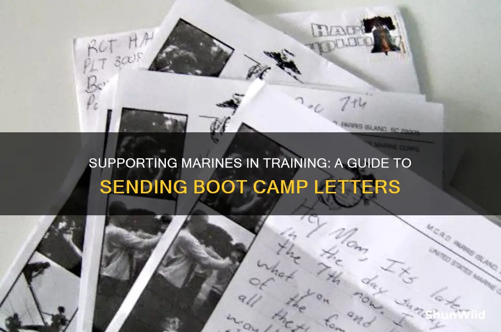 how to send letters to marines in boot camp