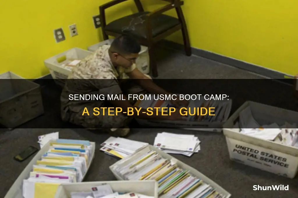 how to send mail from usmc boot camp