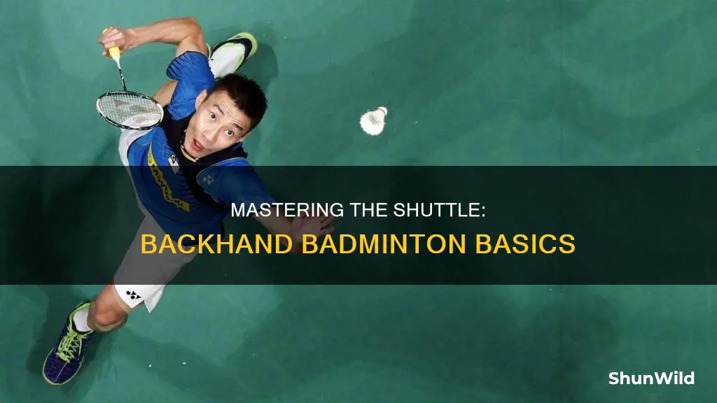 how to send shuttle back badminton