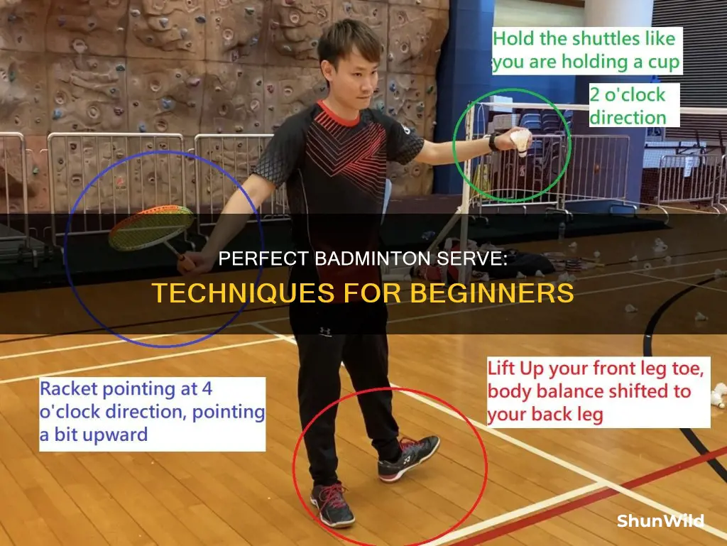how to serve good in badminton