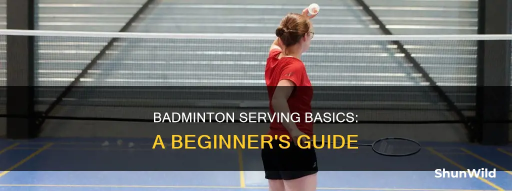 how to serve in badminton basic