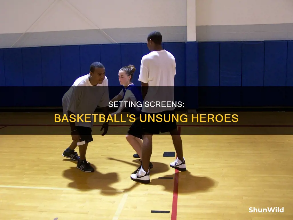 how to set a screen basketball