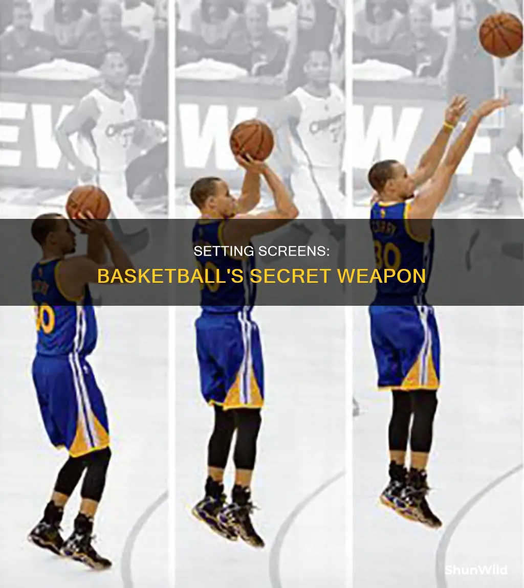 how to set a screen in basketball