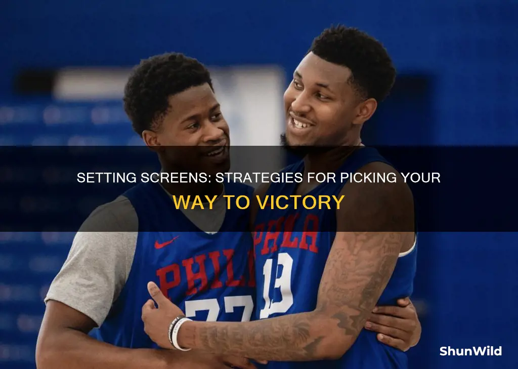 how to set a screen or pick in basketball