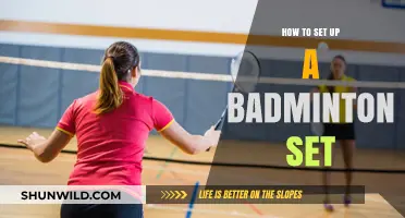 Setting Up a Badminton Set: A Quick Guide