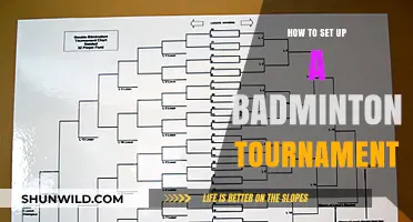 Strategies for Organizing a Badminton Tournament