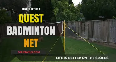Quest Badminton Net: Easy Setup Guide