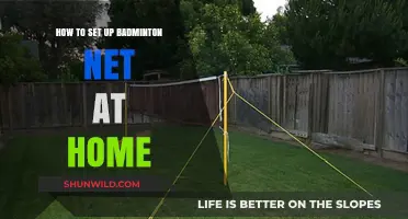 Setting Up a Badminton Net: A Guide for Home Enthusiasts