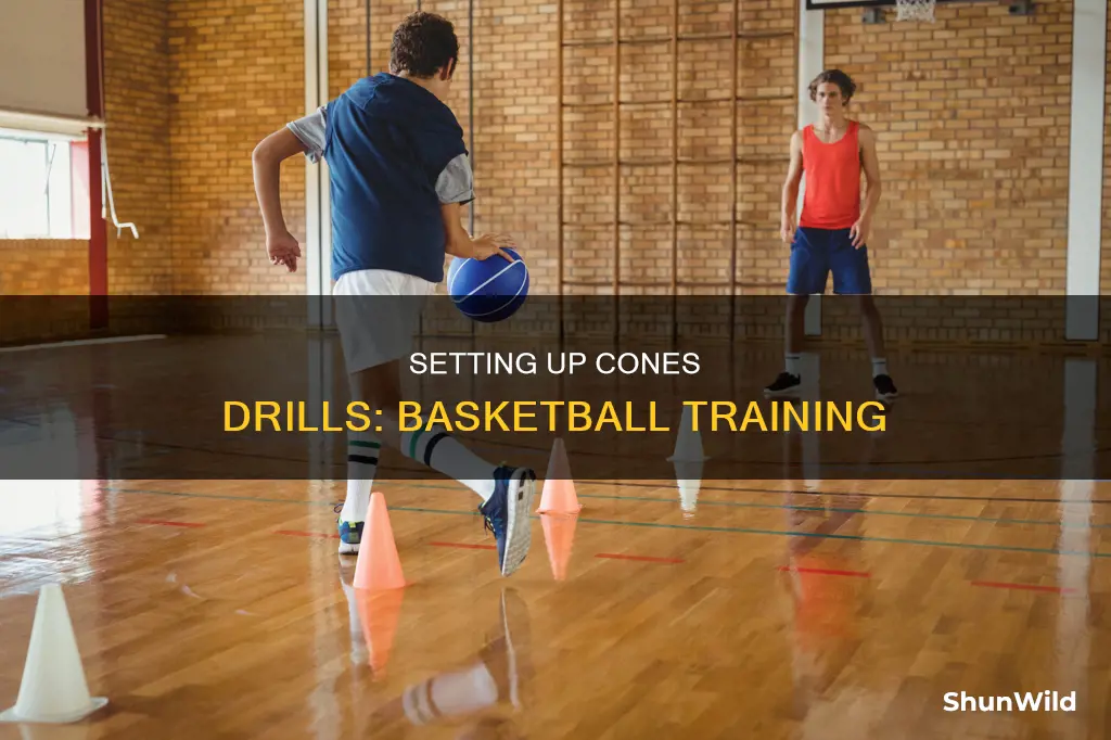 how to set up cones drills in basketball