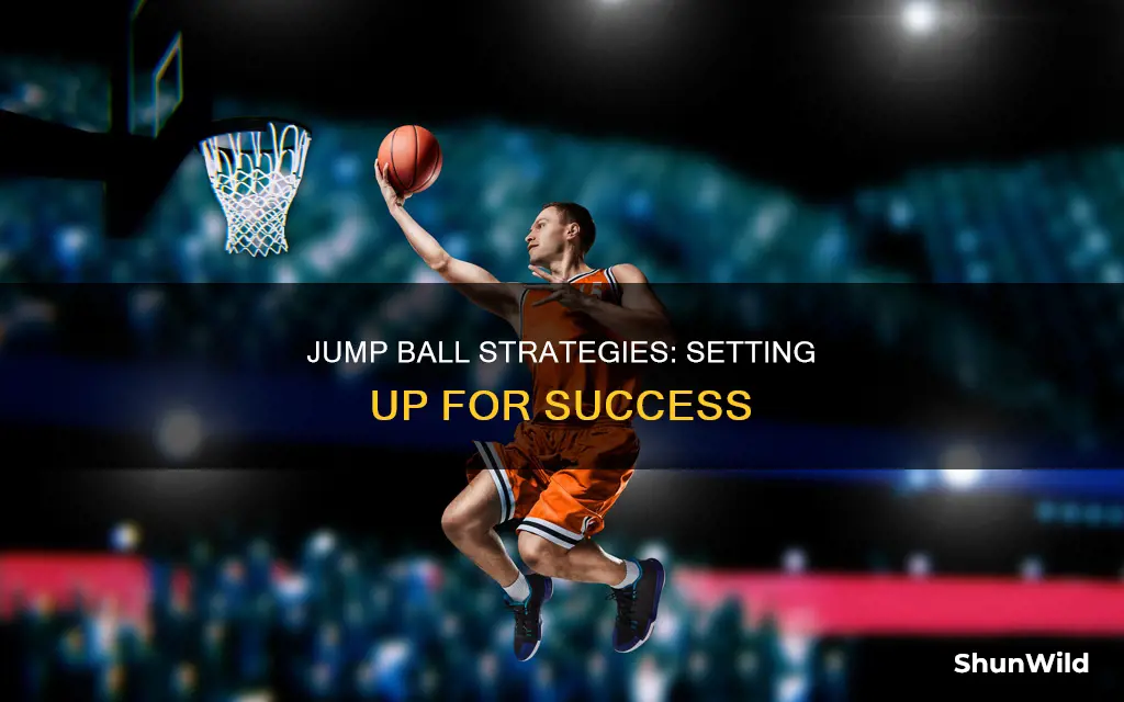 how to set up jump ball in basketball