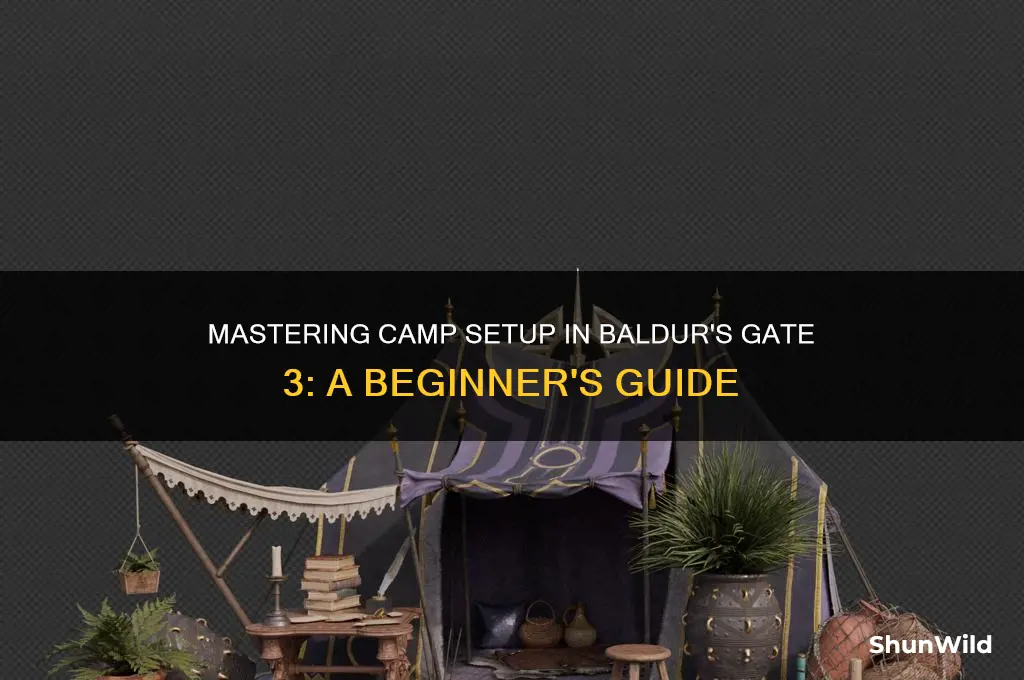 how to setup camp bg3