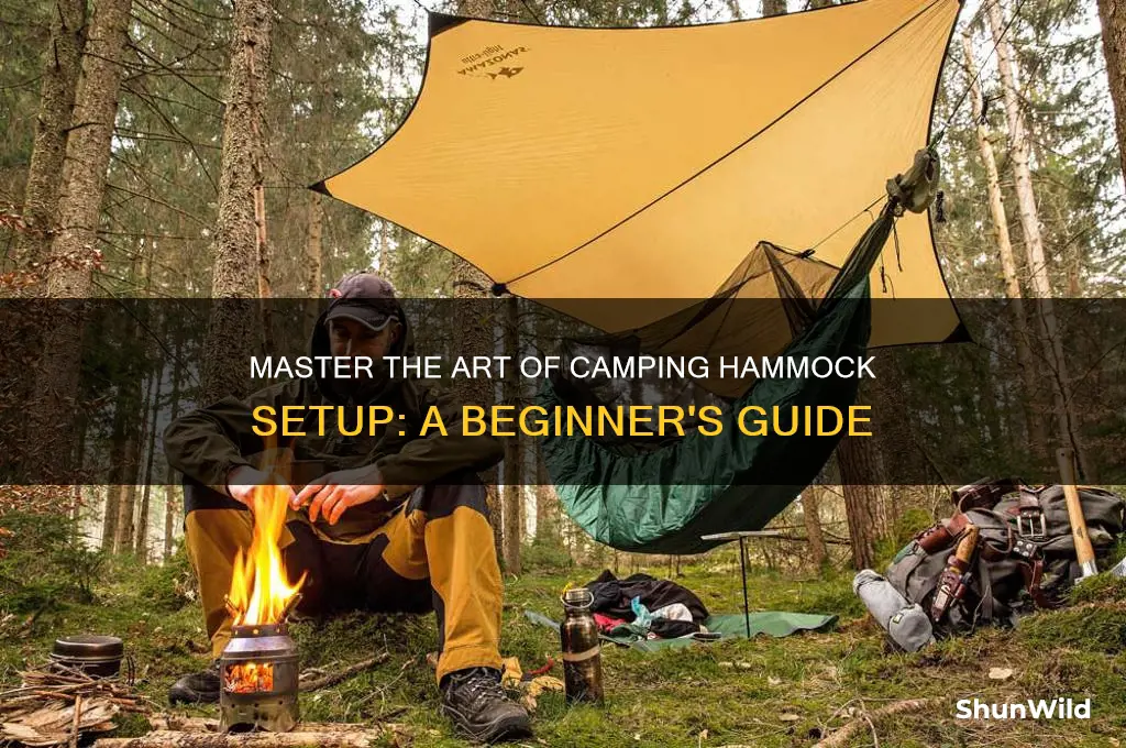 how to setup camping hammock