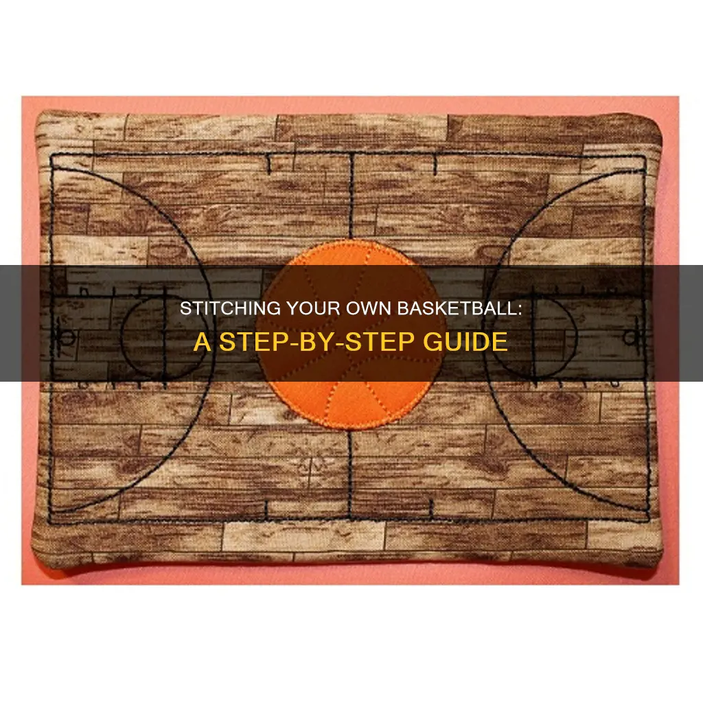 how to sew a basketball