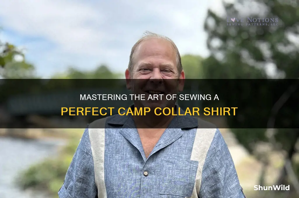 how to sew camp collar