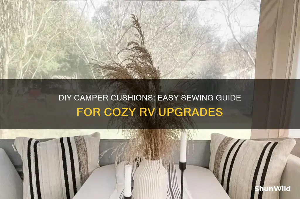 how to sew camper cushions