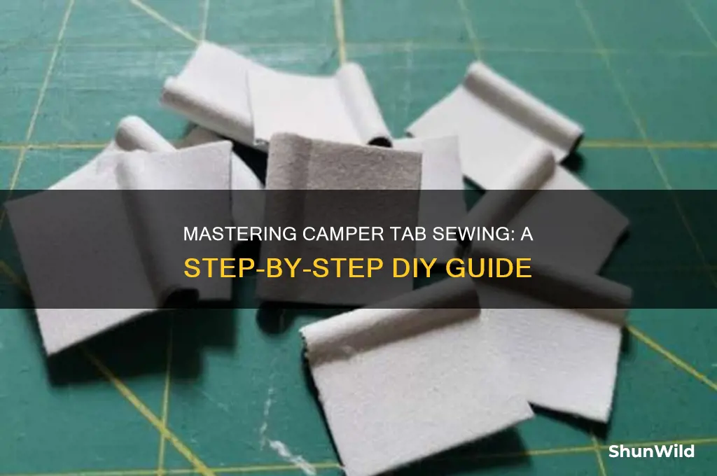 how to sew camper tabs