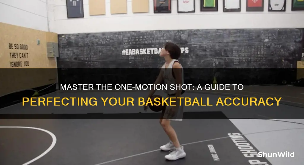 how to shoot a one motion shot in basketball