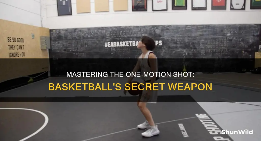 how to shoot a one motion shot in basketball
