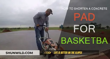 Shortening a Concrete Pad: Basketball Court Renovation