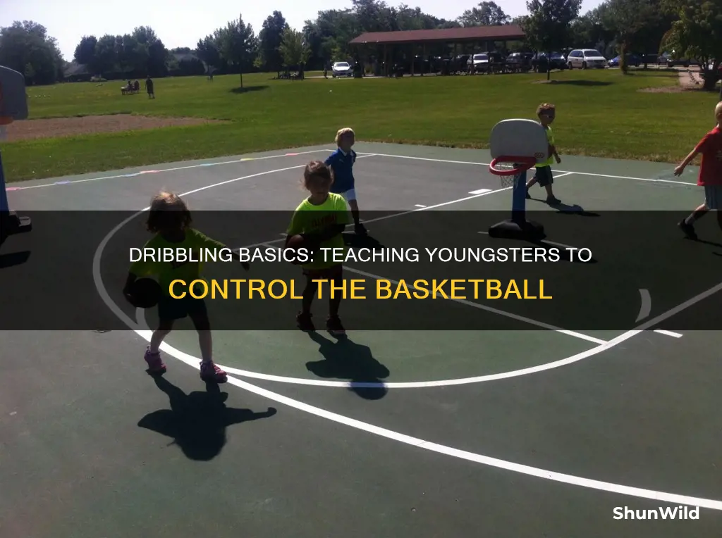 how to show 2nd grades to dribble a basketball