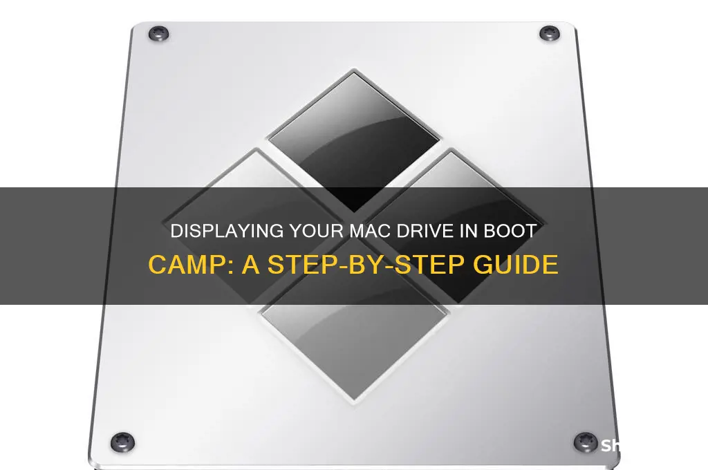 how to show mac drive in boot camp