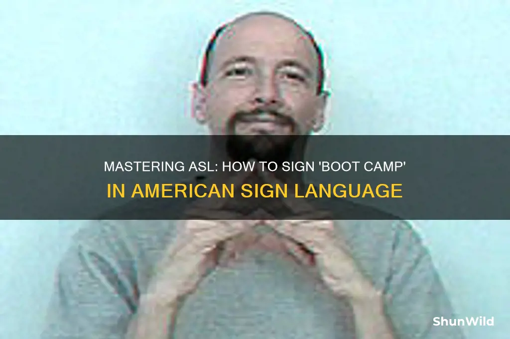 how to sign boot camp in asl