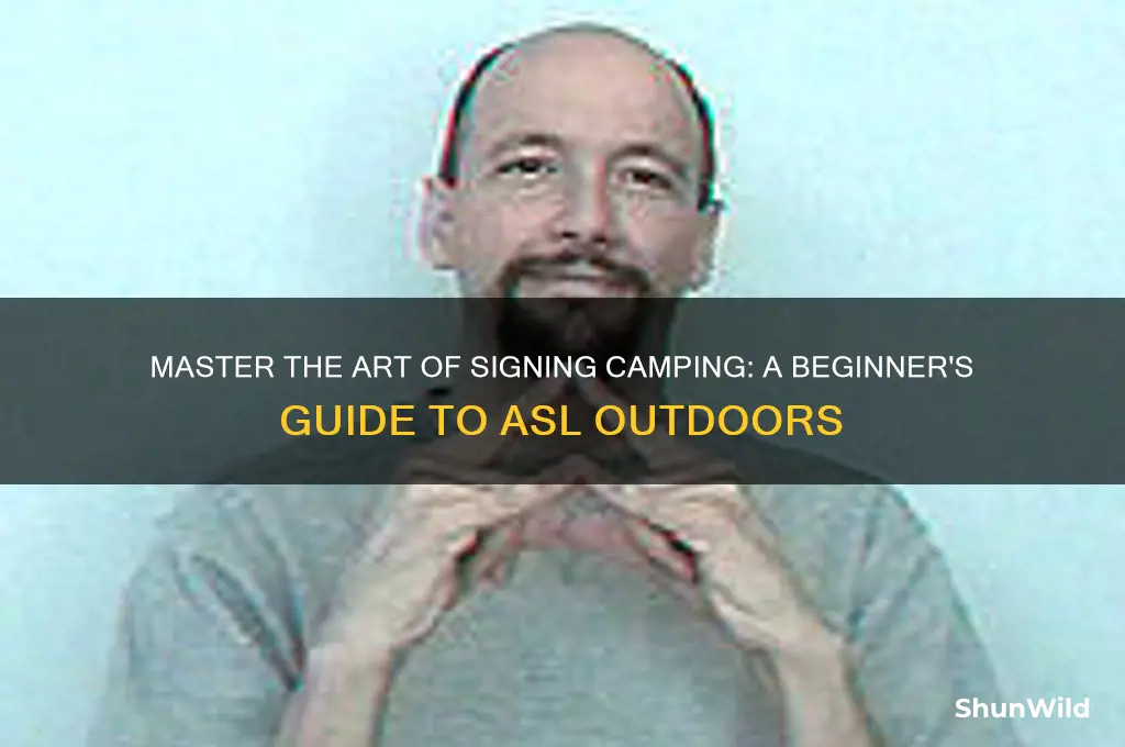how to sign camping