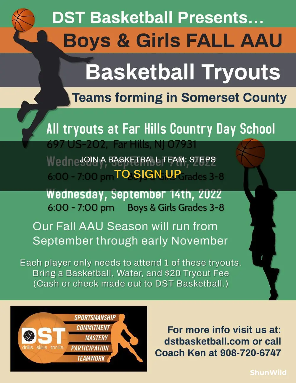 how to sign up for basketball