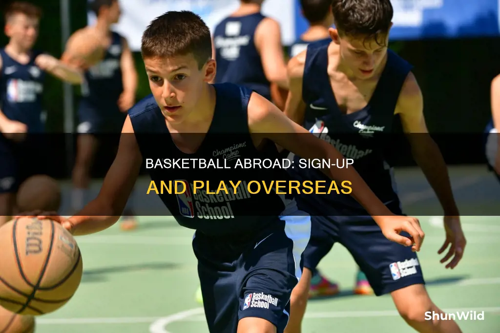 how to sign up for overseas basketball