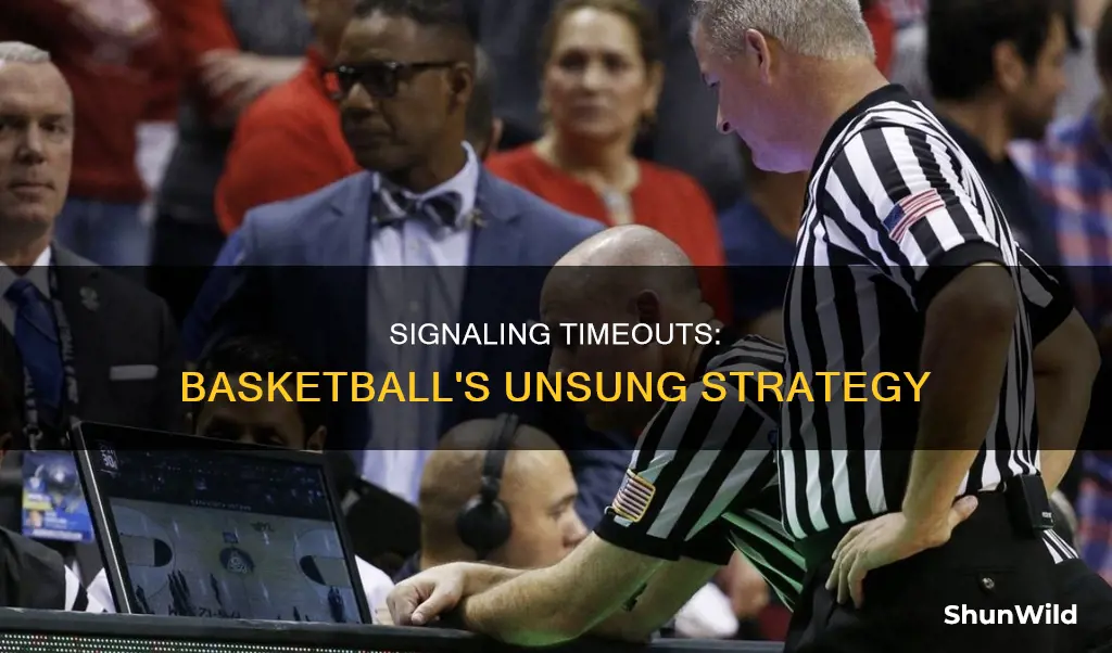 how to signal timeout in high school basketball