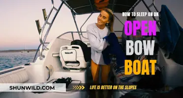 Sleeping on an Open Bow Boat: A Cozy Guide