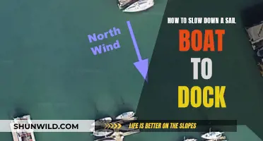 Slowing Down a Sail Boat: Docking Techniques