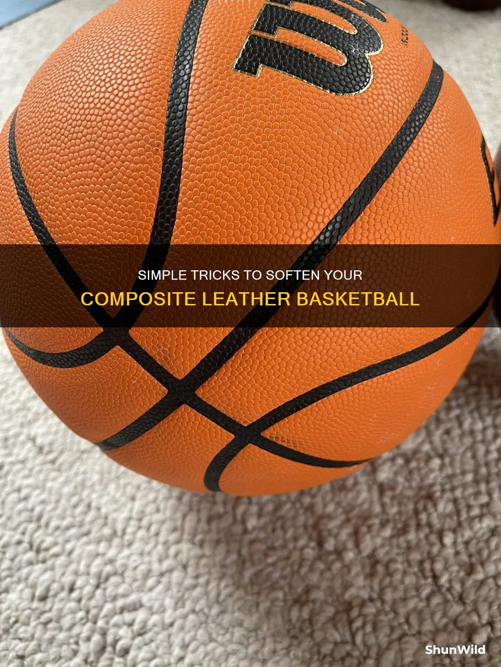 how to soften a composite leather basketball