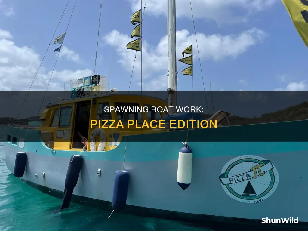 how to spawn boat work at a pizza place