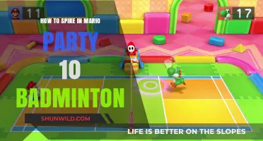 Badminton Spiking Strategies in Mario Party 10