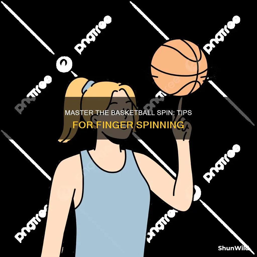 how to spin a basketball ball on your finger
