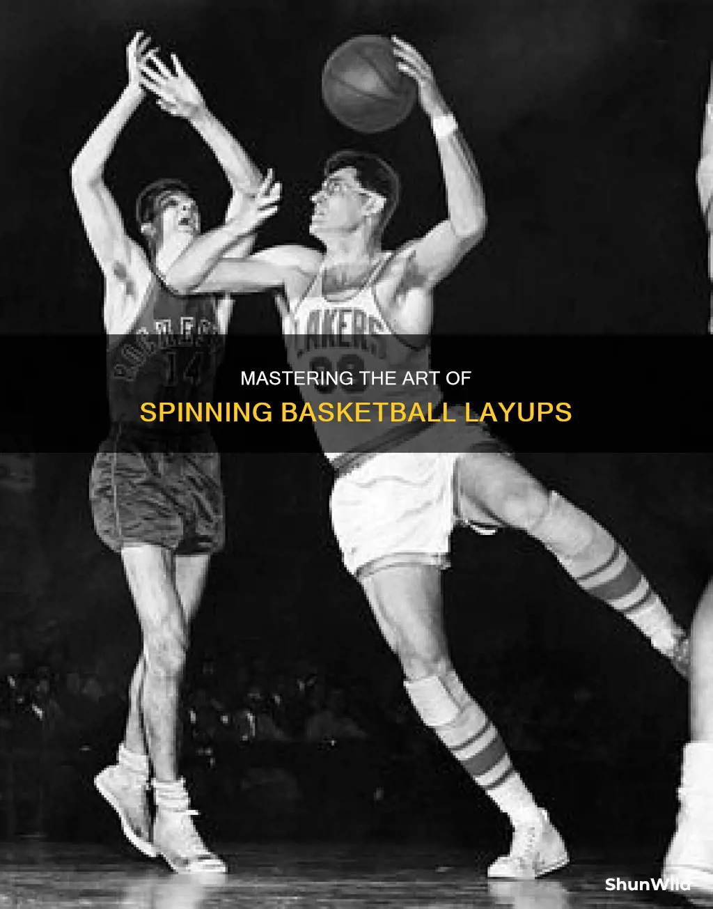 how to spin basketball layup