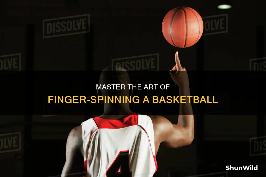 how to spin basketball on finger