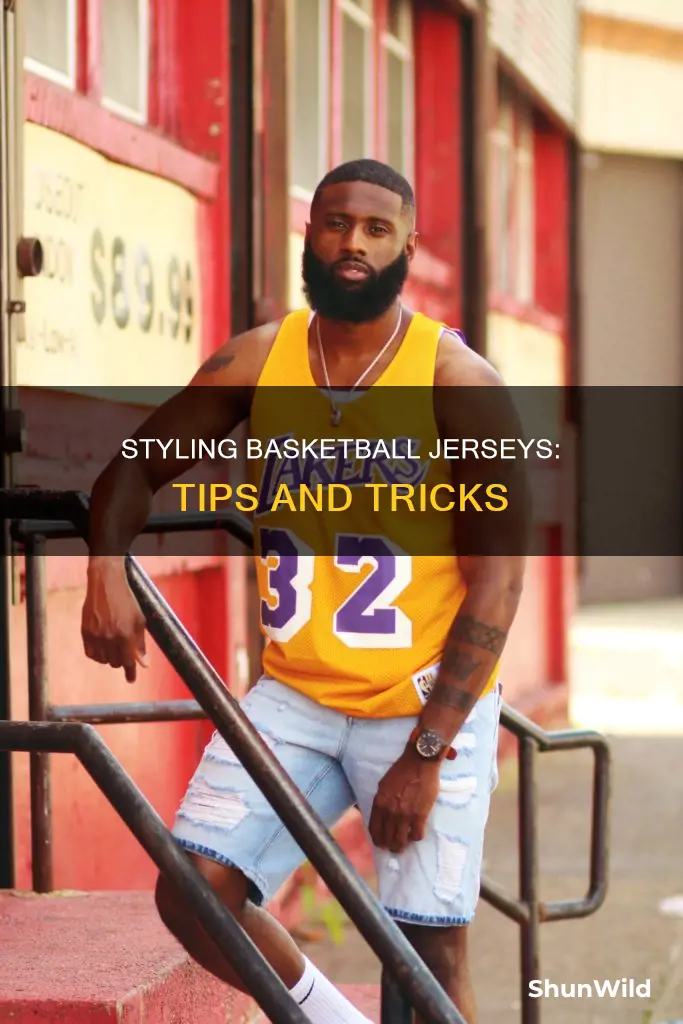 how to sport a basketball jersey