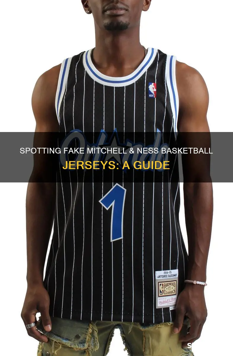 how to spot a fake mitchell and ness basketball jersey