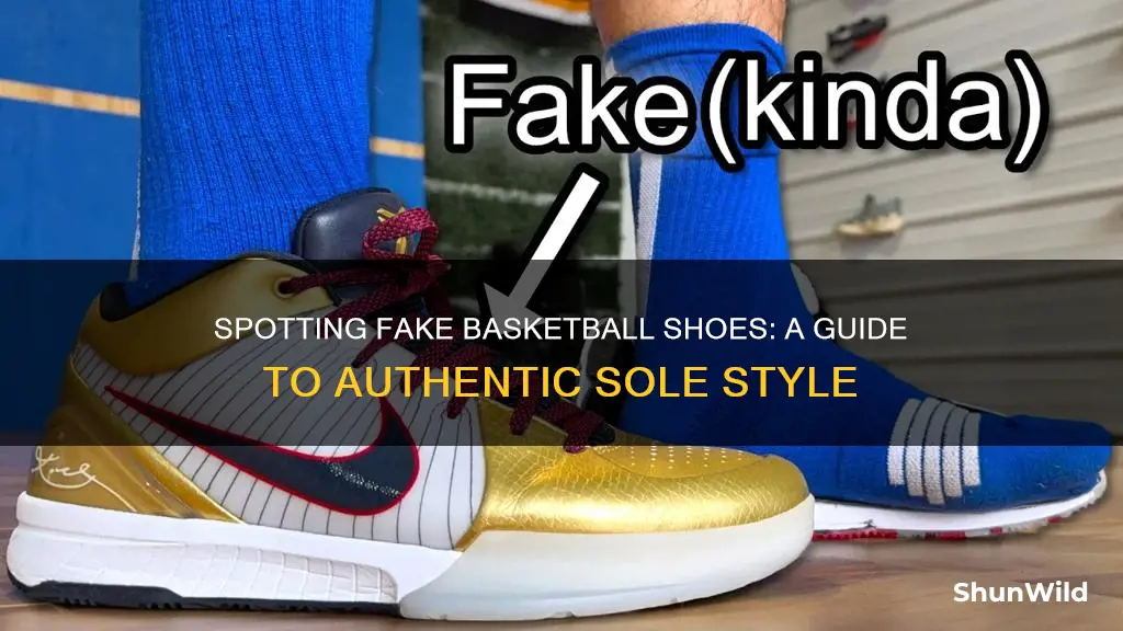 how to spot fake basketball shoes