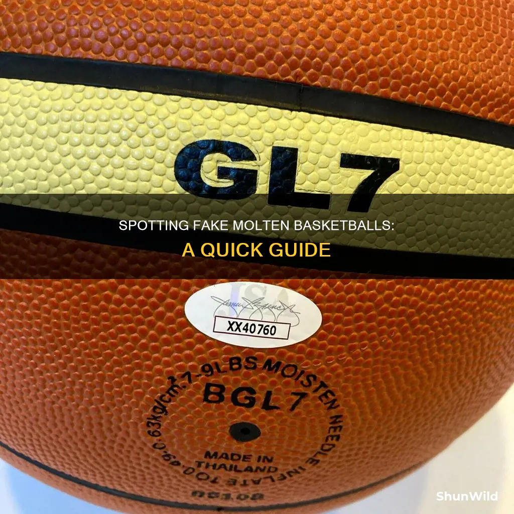 how to spot fake molten basketball