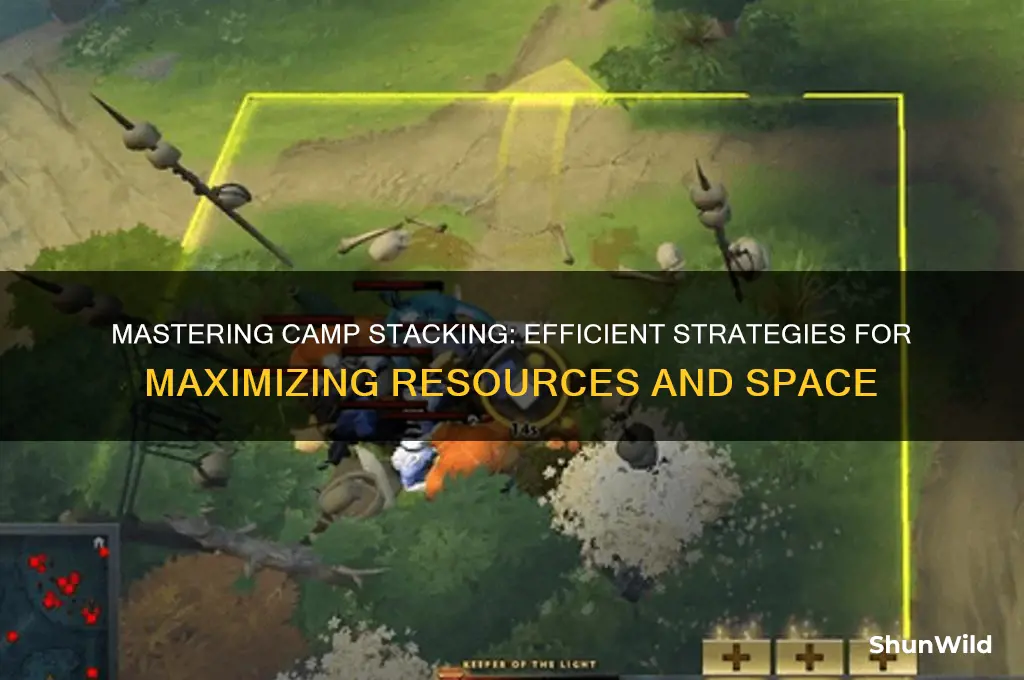 how to stack camps