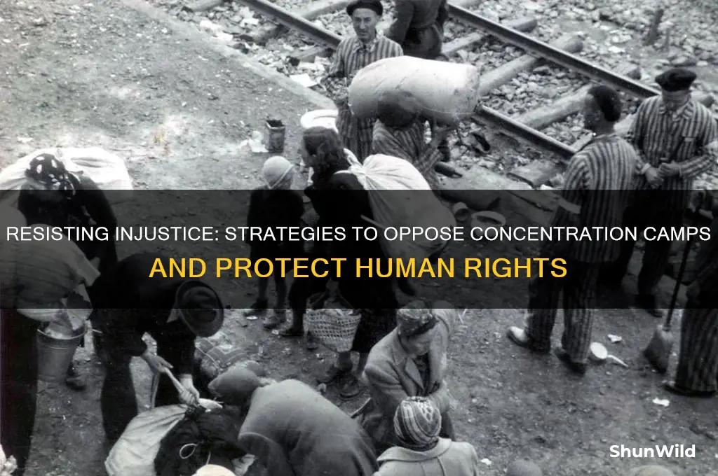 how to stand up against concentration camps